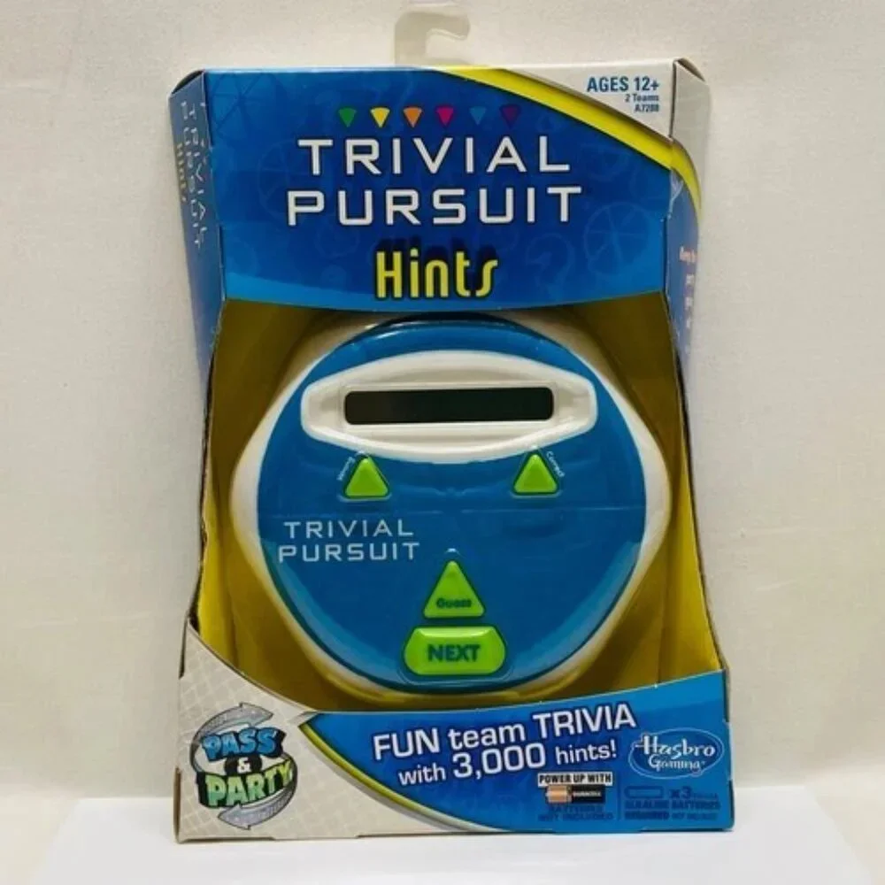 Hasbro Trivial Pursuit Hints‎ Electronic Handheld Travel Game Sealed